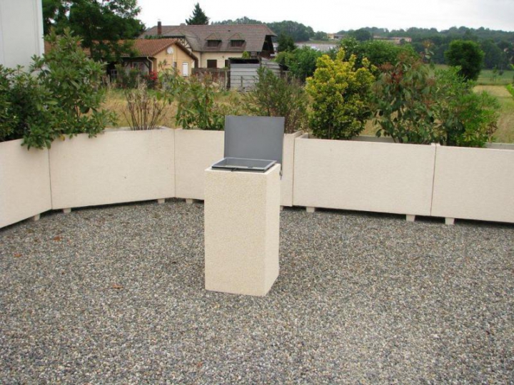 Corbeille béton Apollon 50L